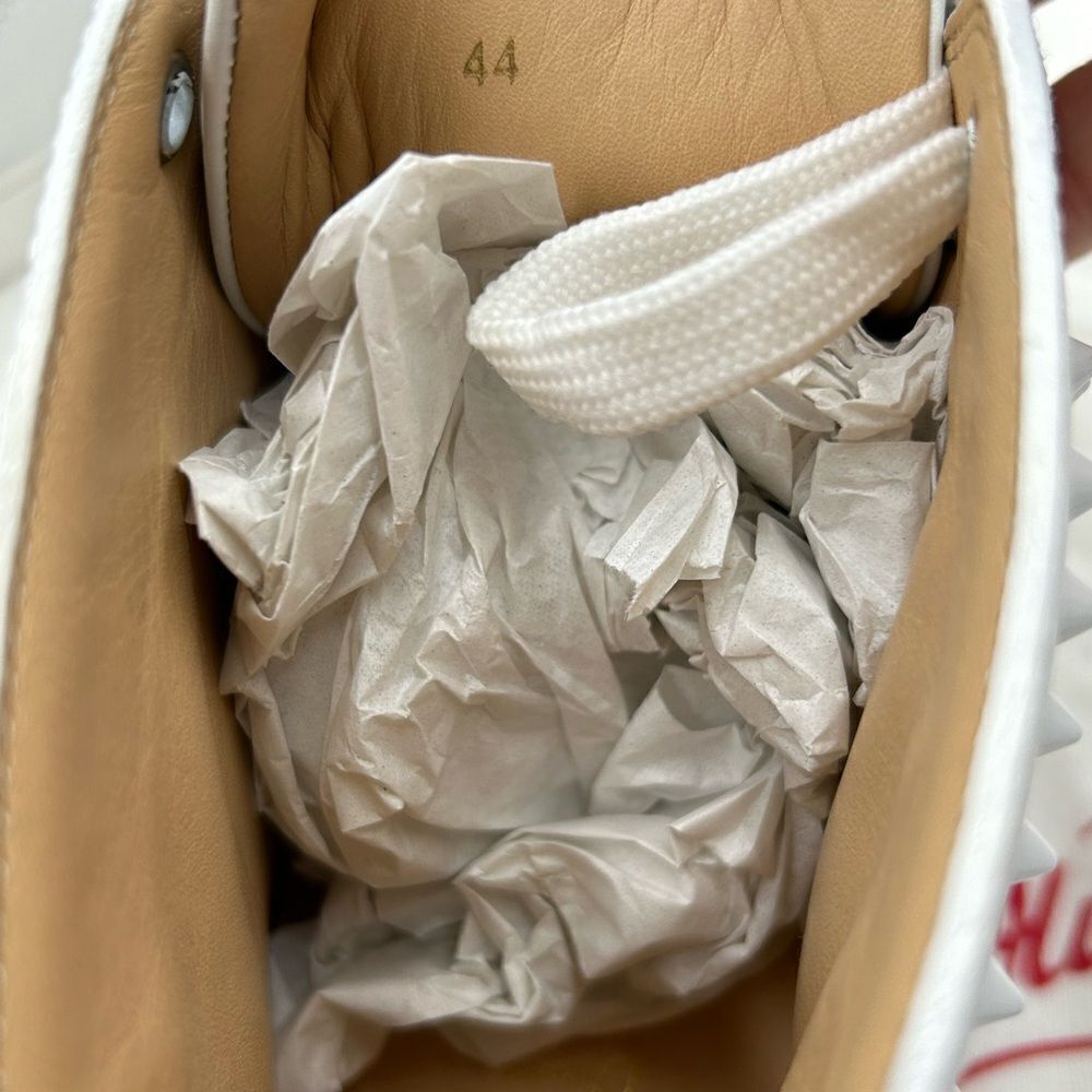Men’s Christian Louboutin all over spikes high top sneakers size 44 made Italy - Picture 8 of 12
